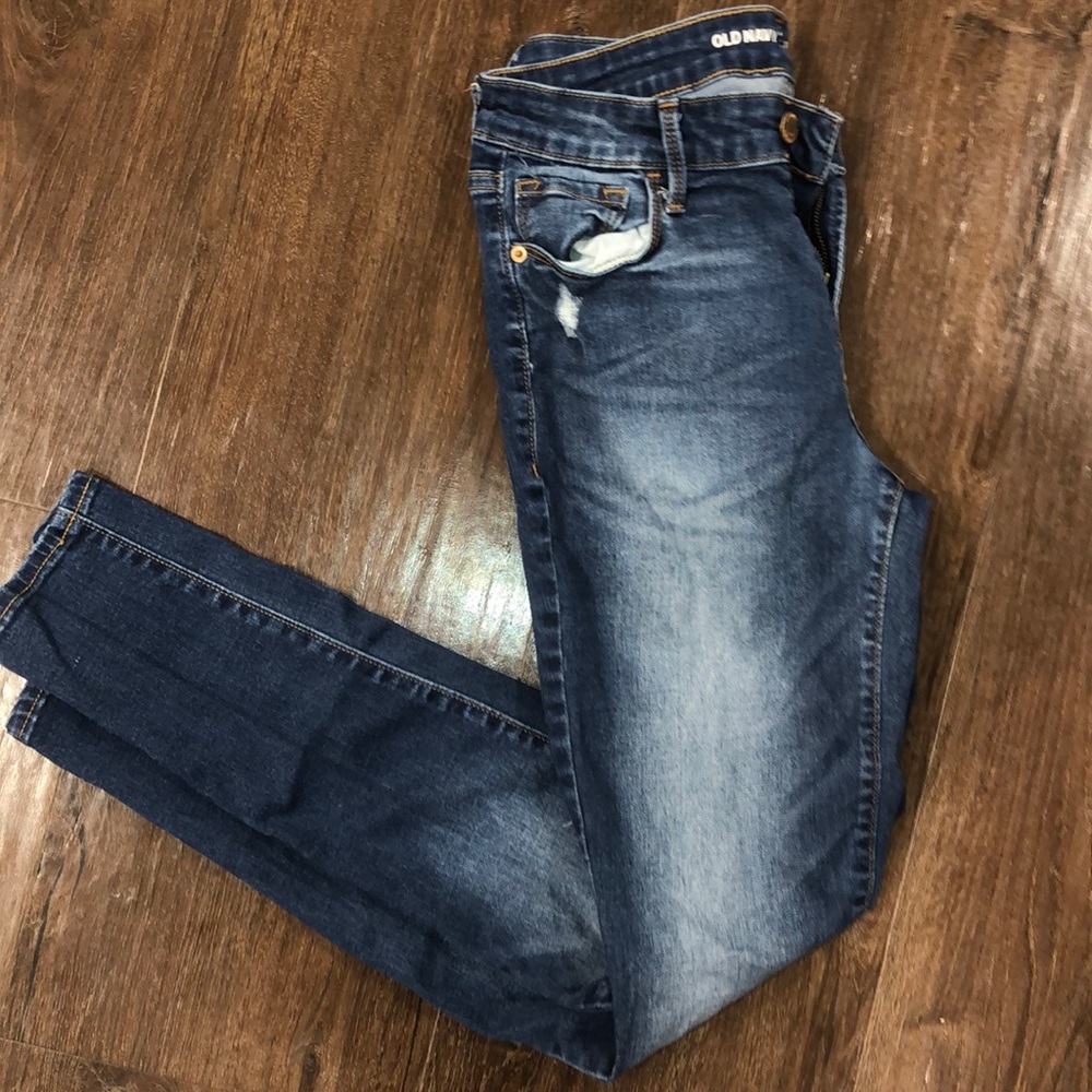 Old Navy Mid-Rise Rockstar Jeans